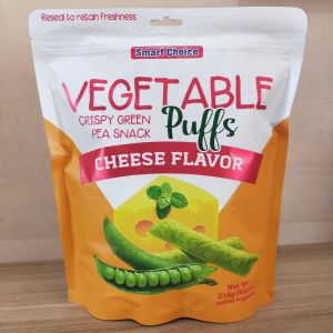 Vegetable Puffs / Crispy Green Pea Snack Cheese Flavor 216g (Smart Choice)