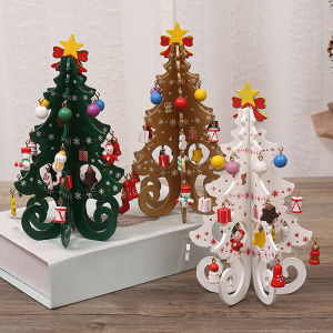 Christmas Tree Childrens Handmade DIY Three-dimensional Wooden Christmas Tree Hot-selling Christmas Decoration Home Decorations