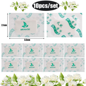Natural Scented Sachets Pure Cotton Pads Essential Oils Long Lasting Lemon Jasmine Scent Versatile Wardrobe Car Air Fresheners