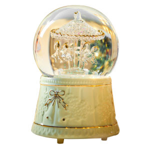 Times Baby | Rotating Snowflake Music Box with Bluetooth Speaker