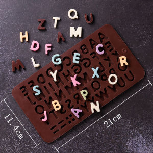 Happy Birthday Cake Silicone Mold Chocolate Letter Number Kitchen Baking Tools Korean Style Cooking Utensils for DIY Baking