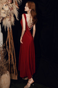 ชุดราตรีสีแดง ชุดแต่งงาน ชุดยาว ชุดเจ้าสาว ชุดยาว ชุดไปงานปาร์ตี้ ชุดทำงาน ชุดไปงานวันเกิด ชุดไปงานปาร์ตี้ ชุดราตรี