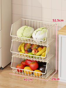 QINQI | Portable Kitchen Under Counter Organizer Cart