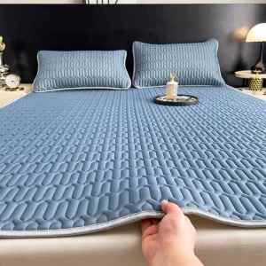 Cooling Icy Silk Mattress Pad 1 Set