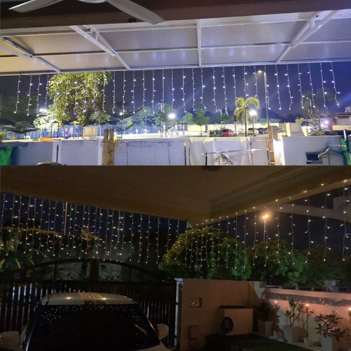 3/5 Meter Led Diwali Lights Solar Curtain Light Waterproof String