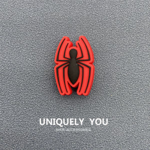 2022 ใหม่รองเท้า Crocs ดอกไม้ การ์ตูน ตกแต่งหัวเข็มขัด Spiderman รองเท้าแตะอุปกรณ์เสริมรูรองเท้าตกแต่ง