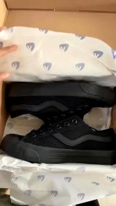 Live Sale Sepatu Ventela Public Low All Black Pria Wanita