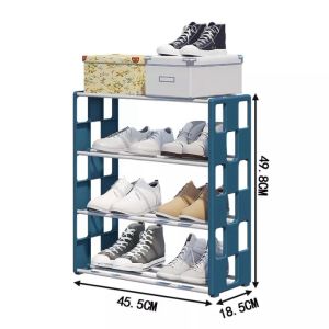 NEW Rak Sepatu 4 Susun RST 304 Frame Minimalis / Rak Sepatu Serbaguna Shoe Racks 4 Layer Rak sepatu 4tingkat
