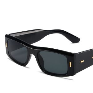 JN IMPRESSION Classic Small Frame Wide-rimmed Live Sunglasses UV Protection Hip Hop Party Wear Sunglasses