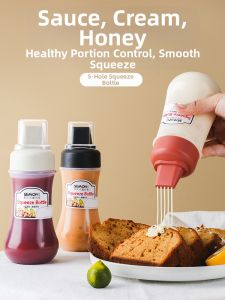 CMGF | Food-Grade Squeezing Bottle for Salad Dressing Tomato Sauce Jam and Oyster Sauce