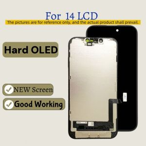 NEW OLED Soft / Hard For iPhone 14 15 16 17 Pro Max 14 15 16 Plus Display LCD With 3D True Tone Touch Screen Replacement
