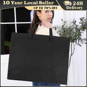 Large Canvas Drawing Bag Waterproof Lined Interior for Wet Conditions Keeps Contents for Outdoor Sketching Travel Art