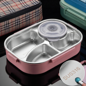 Insulated Stainless Steel Microwave-Safe Lunch Box