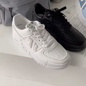 BIGBOS SHOES Sepatu Wanita Sepatu Sekolah Hitam Putih Import Premium Quality DF 603 Sepatu wanita sneakers sepatu wanita terbaru 2024