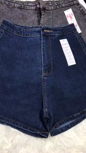 Quần short jean nữ ĐAI TRƠN ( jean giãn ) 1 cúc - không túi trước < Shop Phát Tài 90 >
