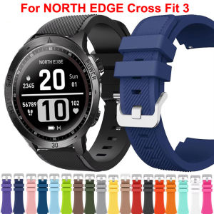Sport Silicone Strap For North Edge Cross Fit 3 Bracelet Wristband For NORTH EDGE 2024 Cross Fit 3 Smartwatch Replacement Bands