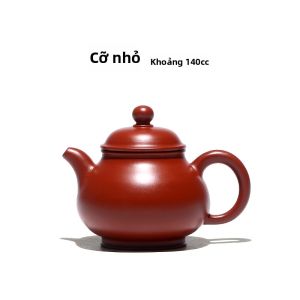 CANGHUTIANXIA | Bộ Đồ Trà Bàn Tay Gốm Đất Nung Yixing Màu Đỏ