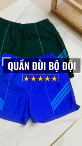 Quần Đùi Bộ Đội Cotton Thoáng Mát Co Giãn Thấm Hút Mồ Hôi