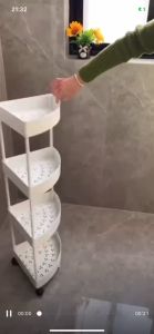 ชั้นวางในห้องน้ำ 3/4/5ชั้น กันน้ำมาก เก็บของกลวง คุณภาพแข็งแรง ชุดของ 3 หน้า