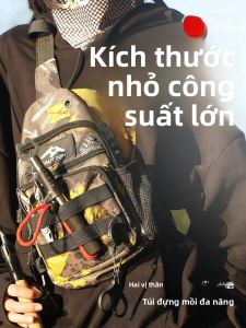 Balo Đựng Tay Cầm Đa Năng Haotun HTB0108 Ví Đeo Chéo Vai Đơn Chống Thấm Nước Cảm Ứng Điện Thoại Di Động Vật Dụng Đi Câu Cá Ngoài Trời