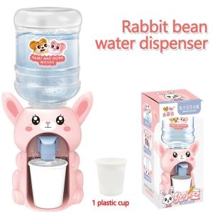 Today Market Children Simulated Mini Water Dispenser Kids Mini Drinking Fountains Cartoon Animal Play House Kitchen Toy for Drinking Habits Training Water Dispenser for kids