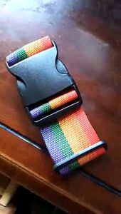Suitcase Safety Belts Luggage Cross Straps Adjustable Luggage Straight Belt Luggage Strap With Lock