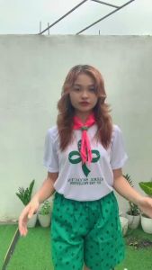 Ad Lften School Uniform Complete Set: Type B Uniform for Kinder to Grade VI Girls