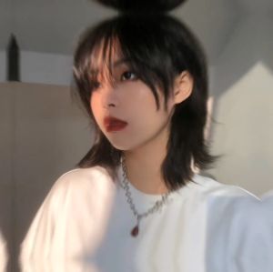 Wigs for Men and Women: Handsome Wolf Tail Super A Mullet Head Neutral Cold Versatile Lifelike Personalized and Fashionable Full Head Cover