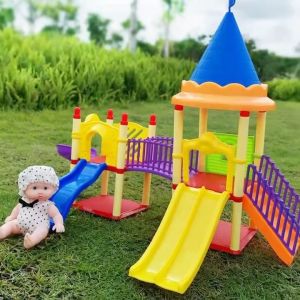 Childrens model toy amusement park toy model assembled toy castle toy house