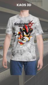 Kaos 3D 3 Dimensi Shadow Sonc The Hedgehog  Premium Bangkok Thailand