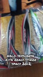 Stiker Sticker Striping Standart Spacy 2012 Termurah Terlaris