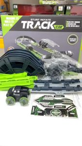 [KST] Mainan Track Balap Mobil Anak Rotate Stunt Car DIY Keterampilan Motorik Kreativitas
