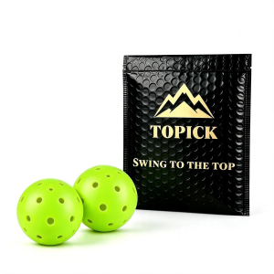 Topick bóng pickleball 40 lỗ | thiết kế một mảnh liền mạch bền | sử dụng chuyên nghiệp | đào tạo & thi đấu | cho gói trong nhà và ngoài trời 3/6/9/12