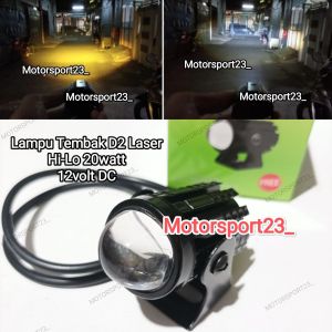 Lampu Tembak Laser Gun Mini Driving TSS Racing Lampu Sorot D2 Driving Mini Lampu Tembak D2 Free Saklar/Bonus Saklar Universal Mobil Motor dll
