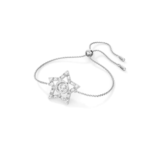 💖Swarovski💖Stella mixed cut rose gold star diamond bracelet S925 sterling silver womens fashion bracelet hypoallergenic non-allergenic Valentines Day gift birthday gift for girlfriend bestie