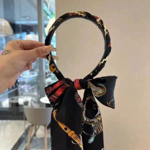 Retro Chain Braided Hair Band One-Piece Ribbon Headband Fancy Hair Band Female Hair Tie Hair Fixer Hair Clip Headdress