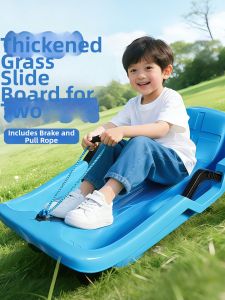 JIEXI | Double Large Thick Durable Grass Sled for Children