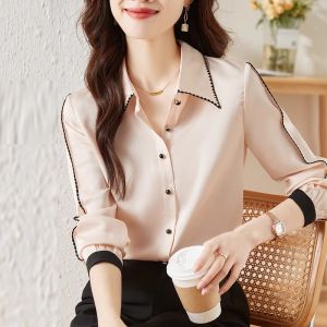 Elegant Fashion Stylish Chiffon Shirt Womens Blouse