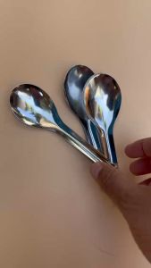 Combo 10 muỗng canh bầu inox cao cấp chuyên dùng nhà hàng quán ăn gia đình