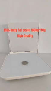 Timbangan lemak fat scale timbangan kaca weight scale smart body fat scale 180kg 50g