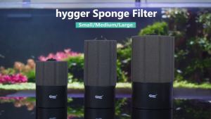 Hygger Aquarium Biochemical Sponge Filter with Reusable Biochemical Ball