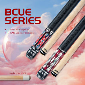 BCUE Maple Pool Cue Stick 58" Pool Sticks for adults Professional Billiard Cue Sticks with 5/16*18 Pin Joint and 12.5mm Tip