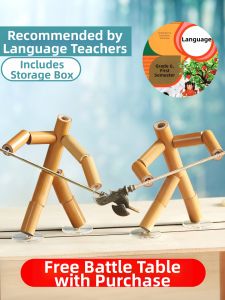 TIANYAMIYA | Bộ Đồ Chơi Gậy Nối Tre cho Học Sinh Dụng Cụ Dạy Thủ Công Bộ Đôi Công Dụng