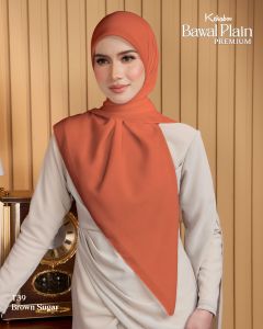 Kekaboo Tudung Bawal Plain Premium Cotton Voile Bidang 47 Collection