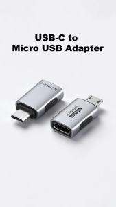Cáp Chuyển Đổi Hagibis USB C Sang Micro USB Đầu Đực Sang Đầu Cái Dành Cho Điện Thoại Android Samsung Sạc Dự Phòng Type C Cái Sang Micro USB Đực