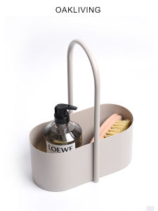 Oakliving Iron Art Desktop Storage Box Bedroom Tea Table Miscellaneous Items Basket Home Storage Organizer Chinese Style