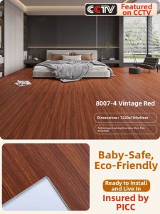 BEIQIVI | Eco-friendly No Formaldehyde SPC Vinyl Floor Tiles Herringbone Pattern