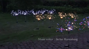 Solar Fireworks Lights Outdoor Waterproof 8 Lighting Modes LED Fairy light Garden Christmas lights for Home Festival Party Wedding Decoration