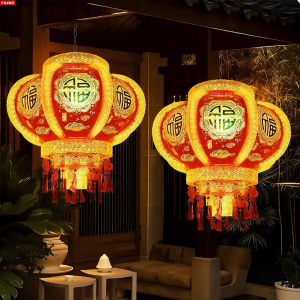 LEKEN | Colorful LED Rotating Lanterns 1 Pair