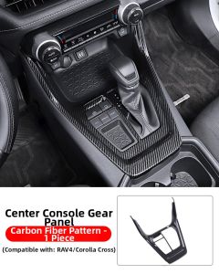 CHEGAISHI | Carbon Fiber Interior Decoration for RAV4 Wildlander Control Panel Accessories
